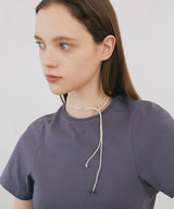 Poev Arched T-Shirt - Charcoal