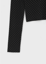 [MADE] Sevenni Dot V-neck Long Sleeve T-shirt