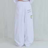 [FANCY X DUSTY] デビル＆エンジェルプリントスウェットパンツ (WHITE) F25NM1004