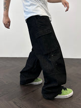 Monster Air Cargo Denim Pants 3C