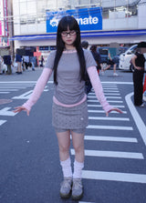 ドット スカート パンツ