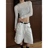 [Unisex] Multi cargo bermuda pants(4color)