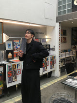 No.1581 ウール70セットクロップジャケット (3color)