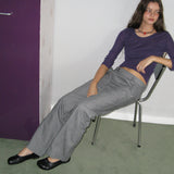 Toe 0029. Flat Shoes - 2colors