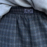 Wool check shorts - pt