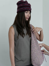 Jeanne Knit Shoulder Bag_Pink