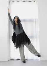 TERRY STRIPE PANTS