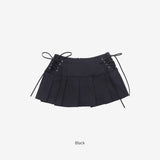Armor pleated corset skirt