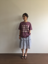 YWD フラワーTシャツ (3color)