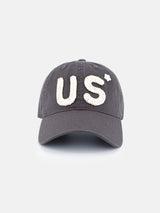 US クロシェ キャップ / チャコール