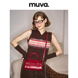muva. Genuine‑Leather Autumn‑Winter Commute Bag for Women, Cross‑body Handbag with Niche‑Original Design, New Arrival Dec 19