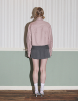 Poplin Crop Shirt (Indie Pink)