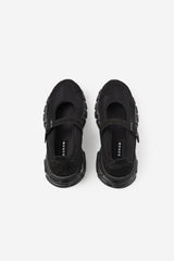 Platform mary jane strap shoes