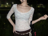Vintage Rosy Lace T
