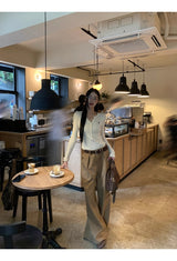 Super Pintuck Wide Cotton Pants