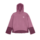PIGMENT CUTTED HOODIE_REDDISH PURPLE