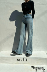 FLARED BOOTCUT DENIM PANTS code 23005