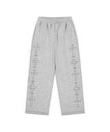 クロススタッド スウェットパンツ