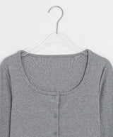 Gentil Frill Dot Layered Sleeveless Cardigan Set