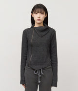 (W)シールドスラッシュニットジップアップ