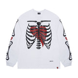 GT102 Heartbone Long Sleeve T-Shirt (WHITE)