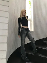 Vintage Semi-Flared Denim