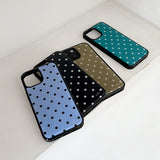 dot epoxy bumper case(cornflower blue)
