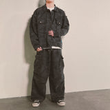 grunge camouflage cargo pants_charcoal