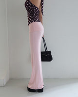 26ss Spring Roll-Up Bootcut Pants
