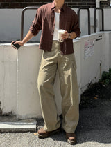 Mile cropped long-sleeve shirt