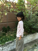 26SS★ [BAONHAUS] ケトロン カラーマッチング スリークォータースリーブ Tシャツ