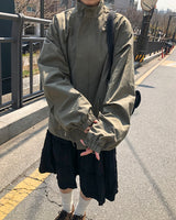 Lokel High-Neck String Lightweight Short Field Jacket