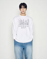 25FW CITY VIEW LONG SLEEVE T-SHIRT WHITE