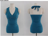 ENTAL STUD HALTER TOP (3COLORS!)