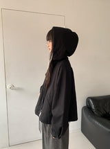 Guntree Check Hood Bomber Jacket