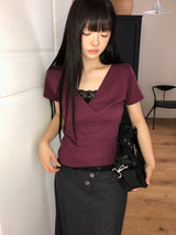 Linoc Wrap Short-Sleeve T-Shirt