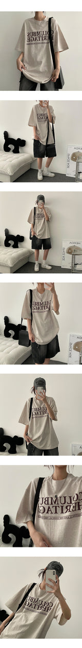 Nars lettering short-sleeved T-shirt
