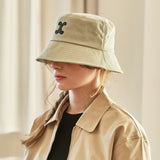 VA Curved Patch Bucket Hat / Beige