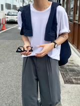 インナーUネックシルキー半袖Tシャツ
