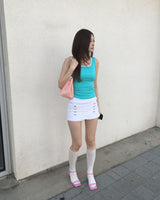 ストラップ スクエア サンダルズ