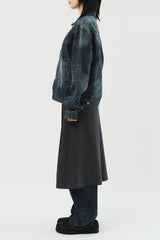 (W) Belted Pleats Skirt (2color)