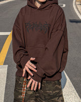 Cable Paint Over Hoodie