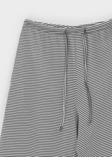 [B-BASIC] Summer Stripe Wide Banded Pants
