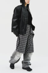 Burn Leather jacket (3color)
