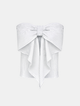 Noel Stripe Bustier Top
