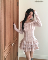 valentine eyelet two-piece set