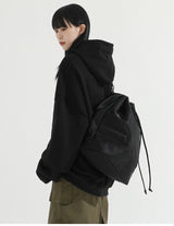 Mini Pouch String Bucket Bag