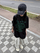 become レタリングTシャツ