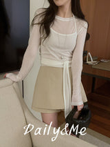 mini skirt pants(2color)