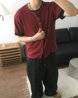 Plac Knit Short Sleeve Cardigan